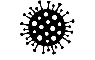 How do viruses like COVID-19 or Sars-CoV-2 spread through the air?