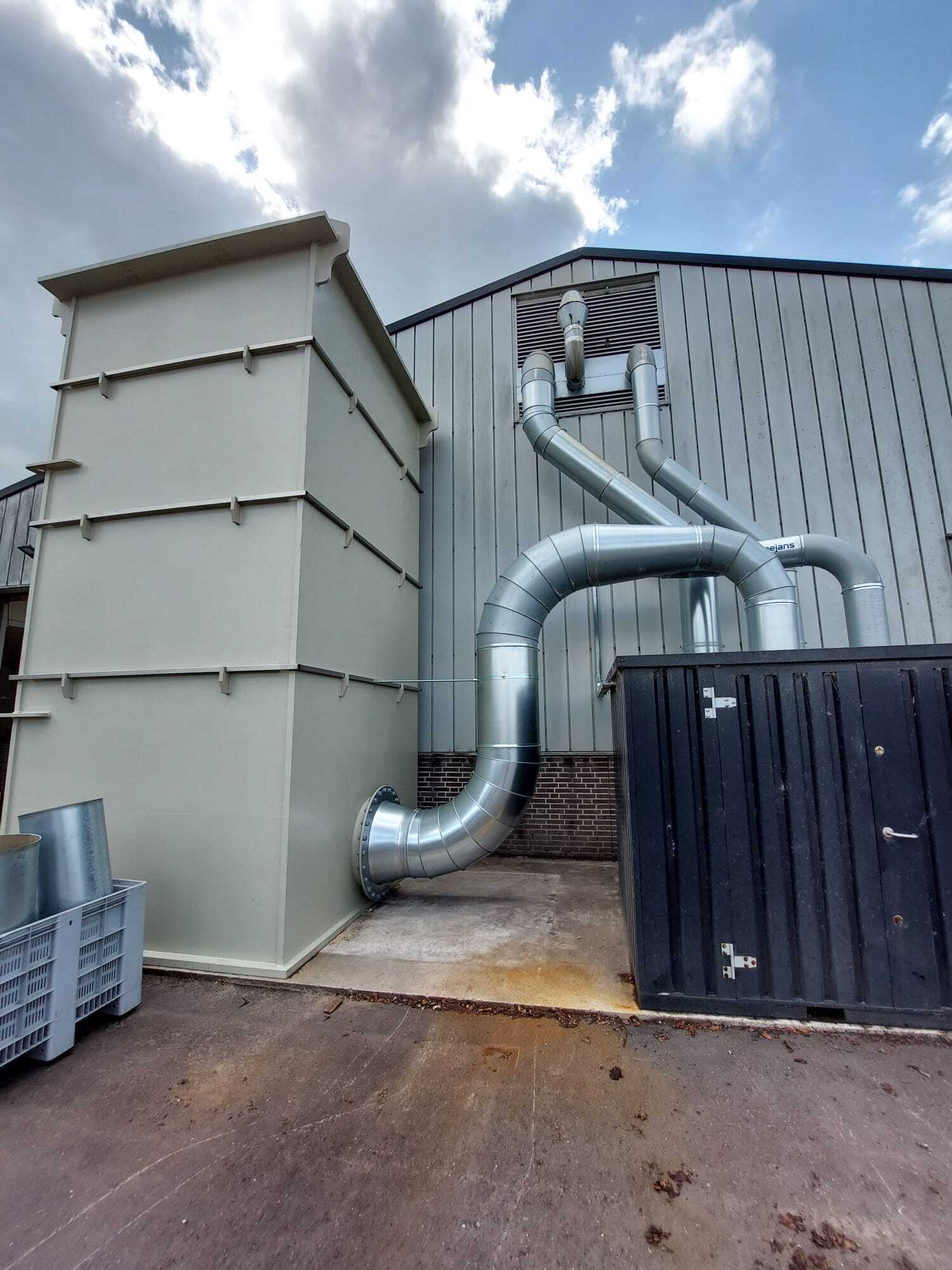 FCPPV Filter Container Polypropylene Vertical | Allsorb